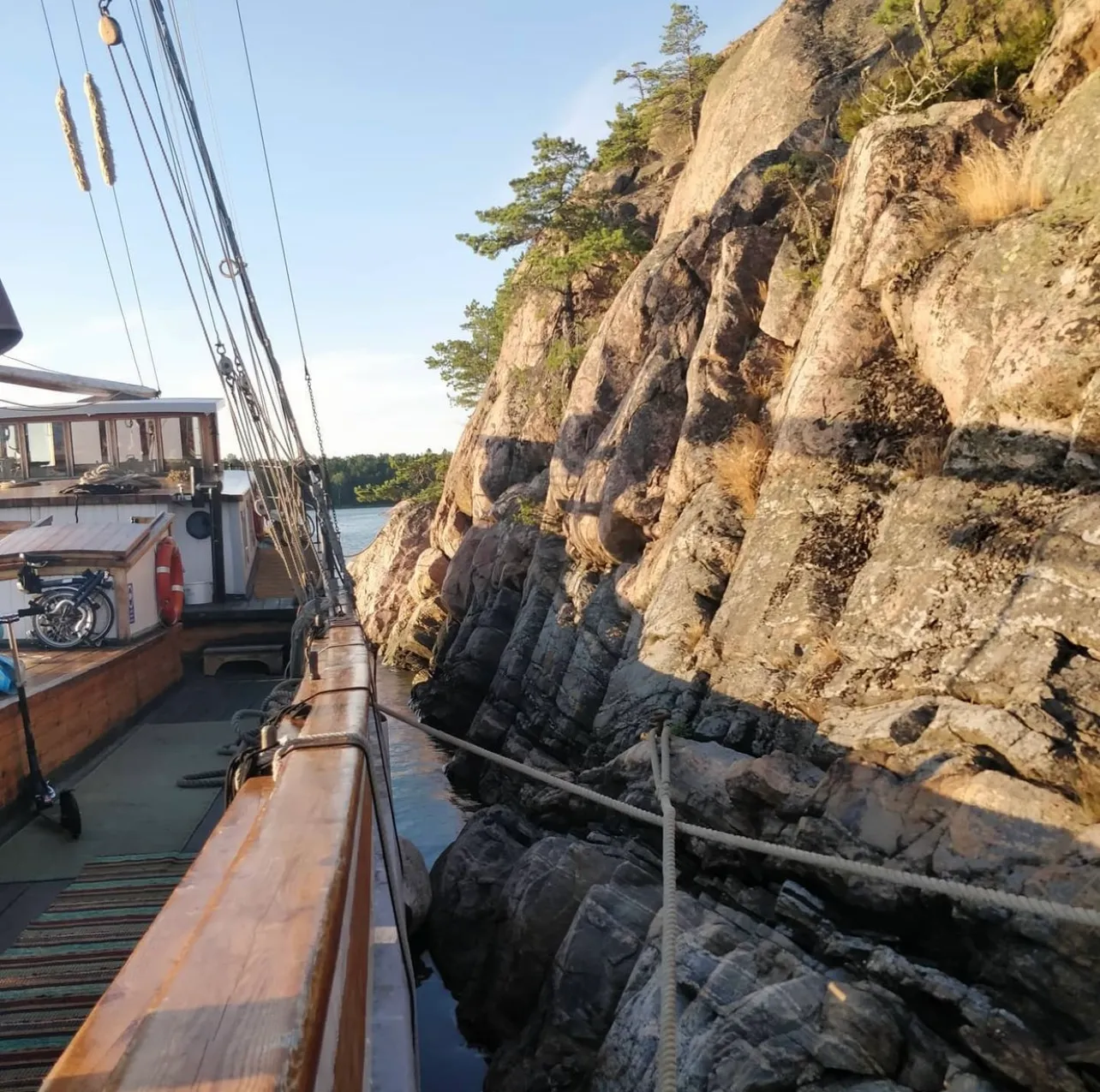 s/v Valborg deck